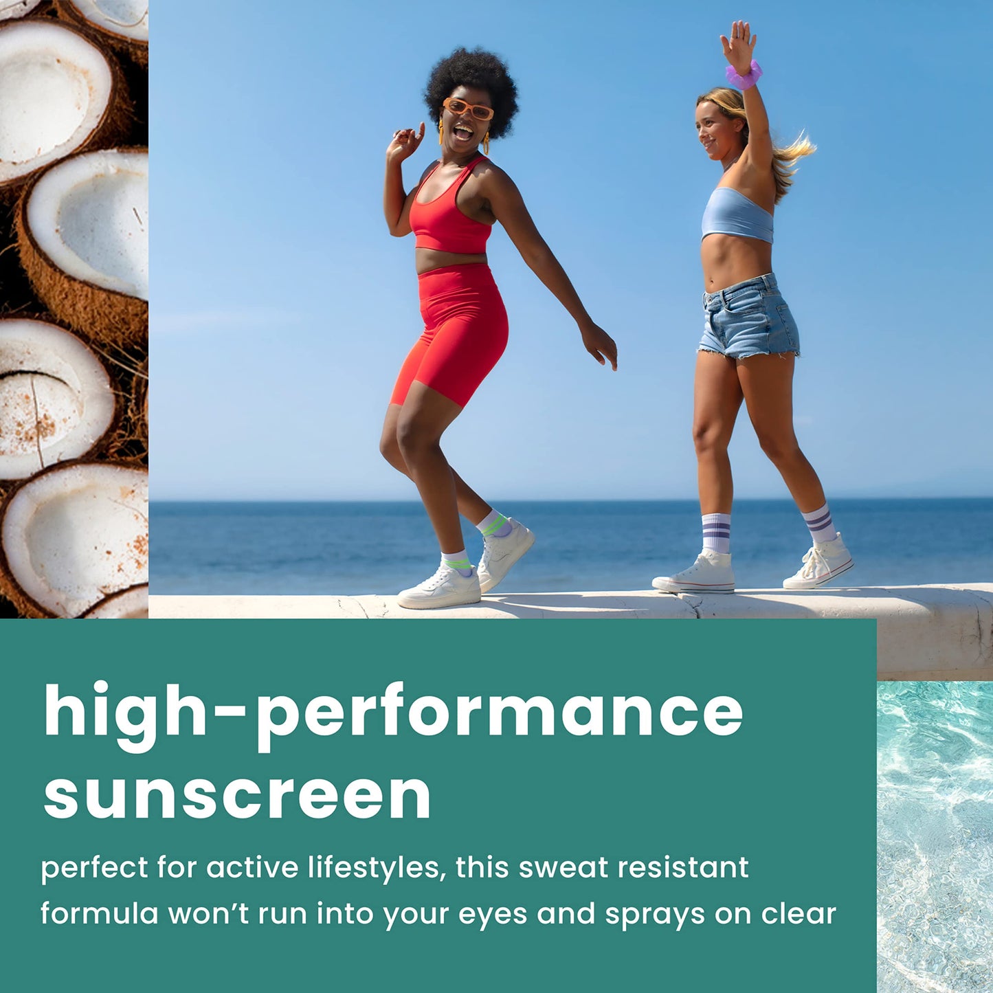 Hawaiian Tropic Everyday Active Clear Spray Sunscreen SPF 50, 6oz | Hawaiian Tropic Sunscreen Spray SPF 50, Sunblock, Oxybenzone-Free, 6oz