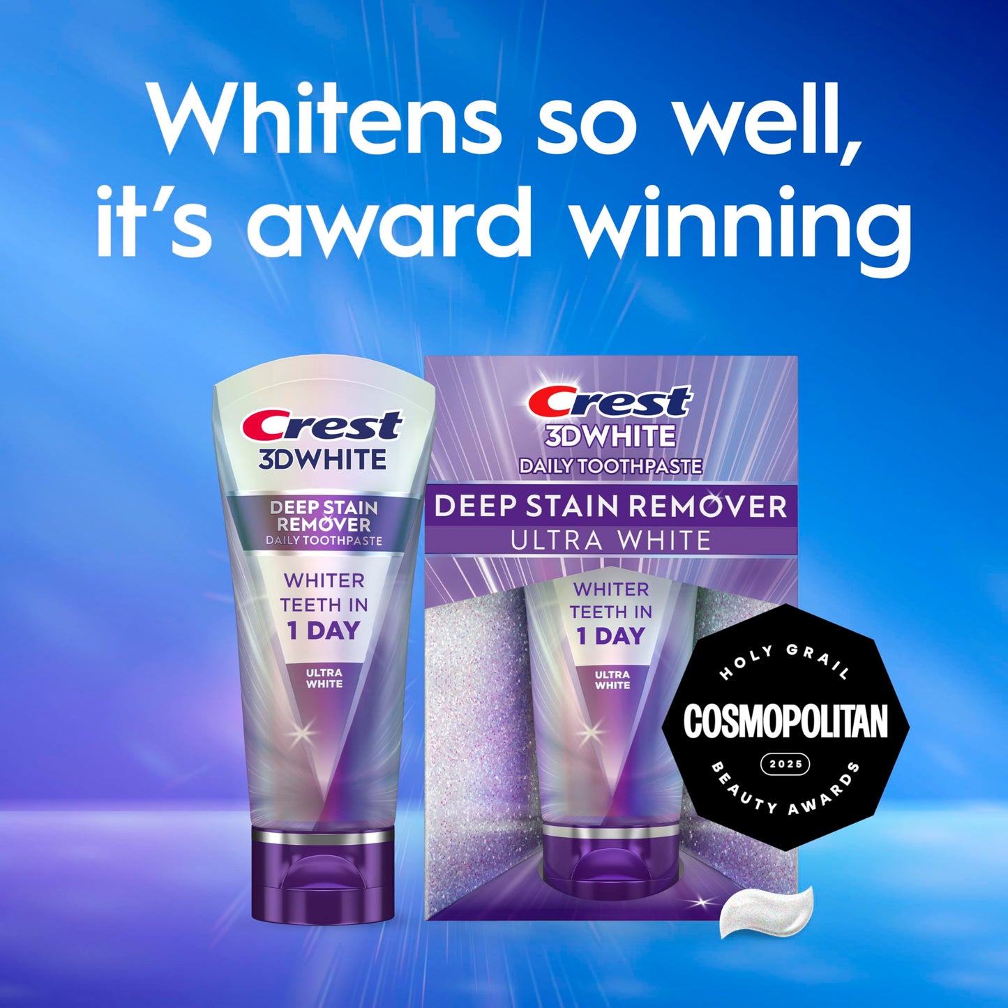 Crest 3DWhite Brilliance Deep Stain Remover Ultra White Toothpaste - 2.1oz