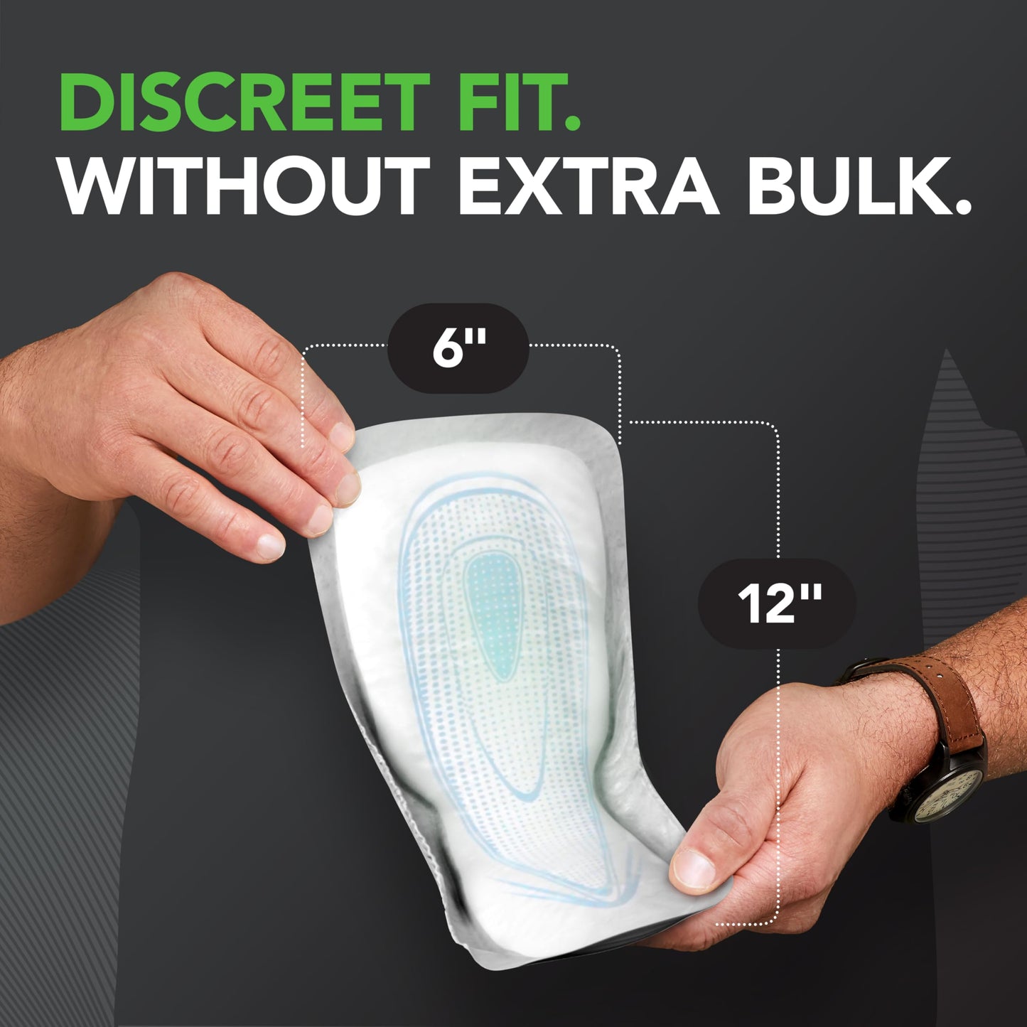 Depend Guards Incontinence Pads for Men, Maximum Absorbency, 52 Count, Packaging May Vary, Opened New