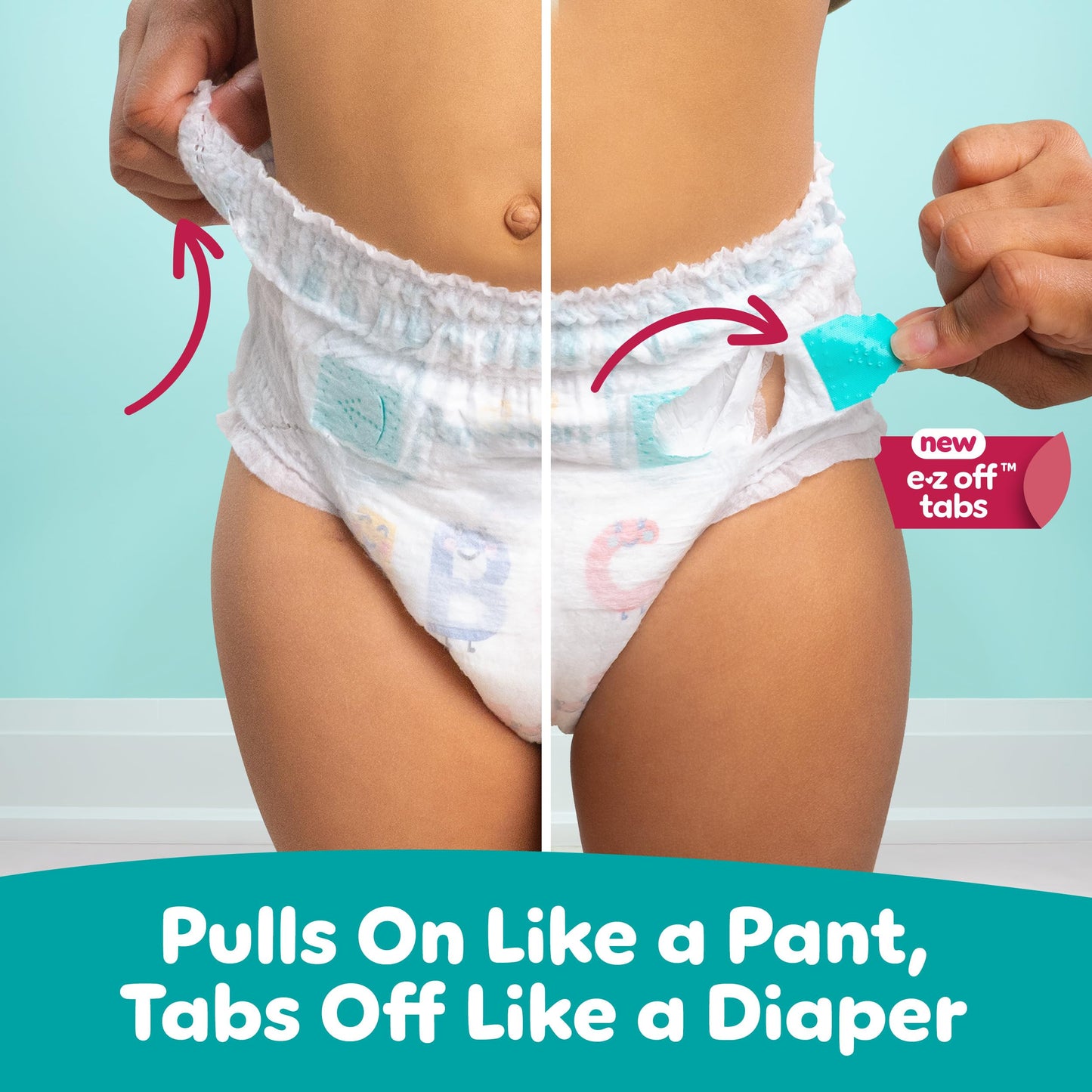 Pampers Diapers - Cruisers 360 - Size 7, 17 Count, Babyproof up to 100% Leakproof Pull-On Diaper (Packaging May Vary)