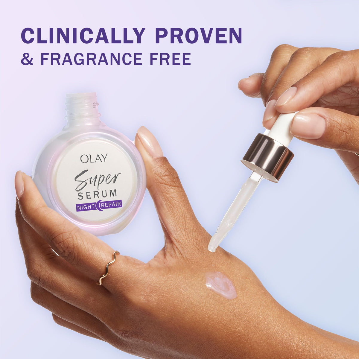 Olay Super Serum Night Repair Face Serum - Fragrance Free - 1.0 fl oz