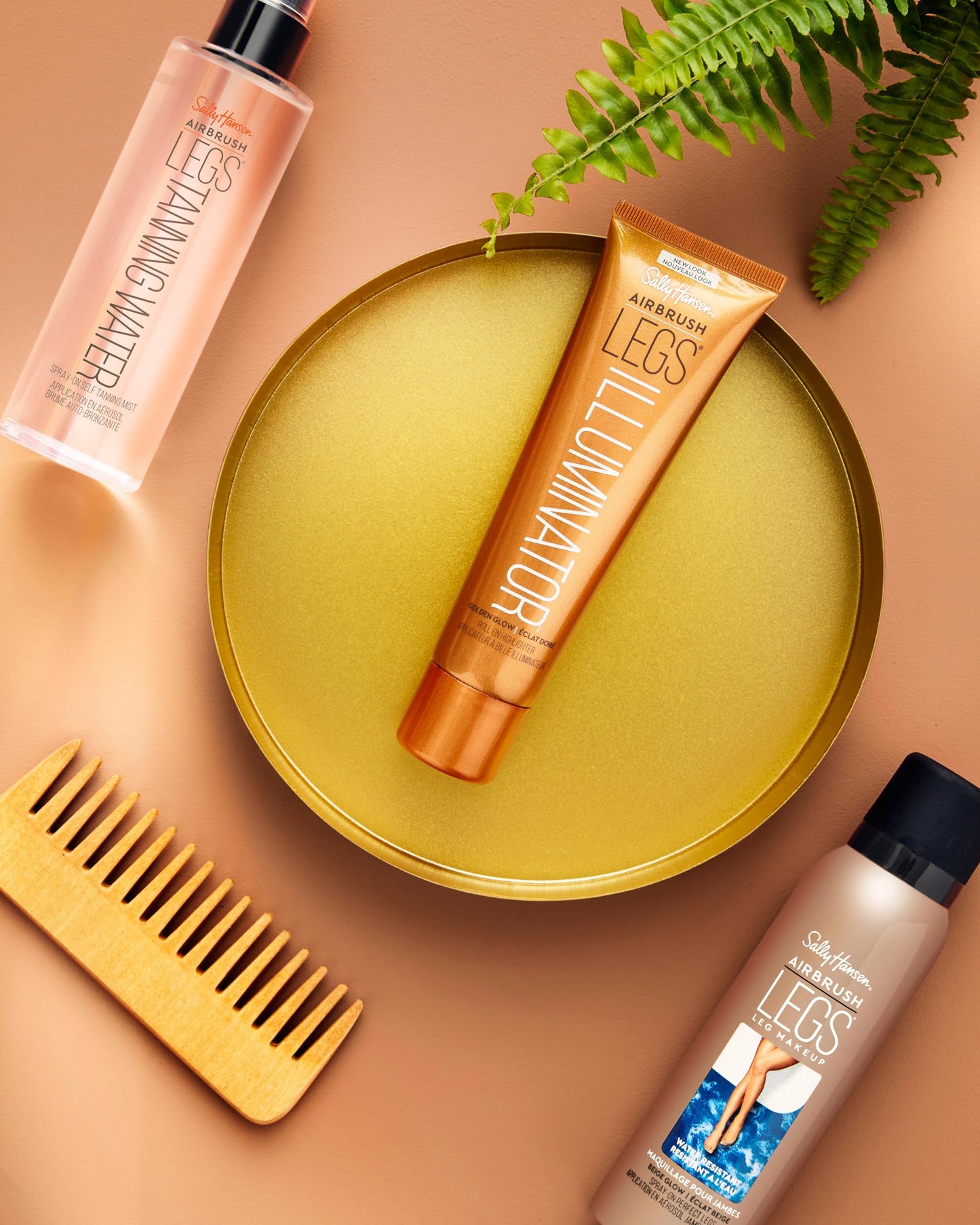 Sally Hansen Airbrush Legs Leg Makeup Lotion | Easy Application, Flawless-Looking Legs, Water-Resistant, Transfer-Proof | Light | Subtle Sun-Kissed Finish