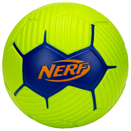 Nerf Kids Foam Mini Soccer Ball - Proshot Youth Soft Mini Foam Soccer Ball - 7" Inch Indoor + Outdoor for Kids - Fun Toy for Practice + Games - Green/Blue