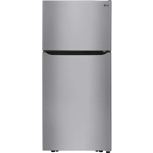 LG Top Mount Freezer Refrigerator, 20 cu ft, Stainless Steel