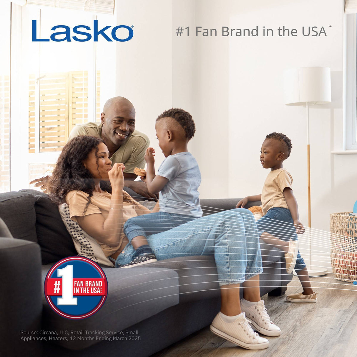 Lasko 18" Stand Oscillating Fan Black: Adjustable Height, Remote Control, 4 Speeds, Indoor Use, ETL Listed — Lasko 18" Stand Oscillating Fan Black: Adjustable Height, Remote Control, 4 Speeds, Indoor Use, ETL Listed, 2 of 12