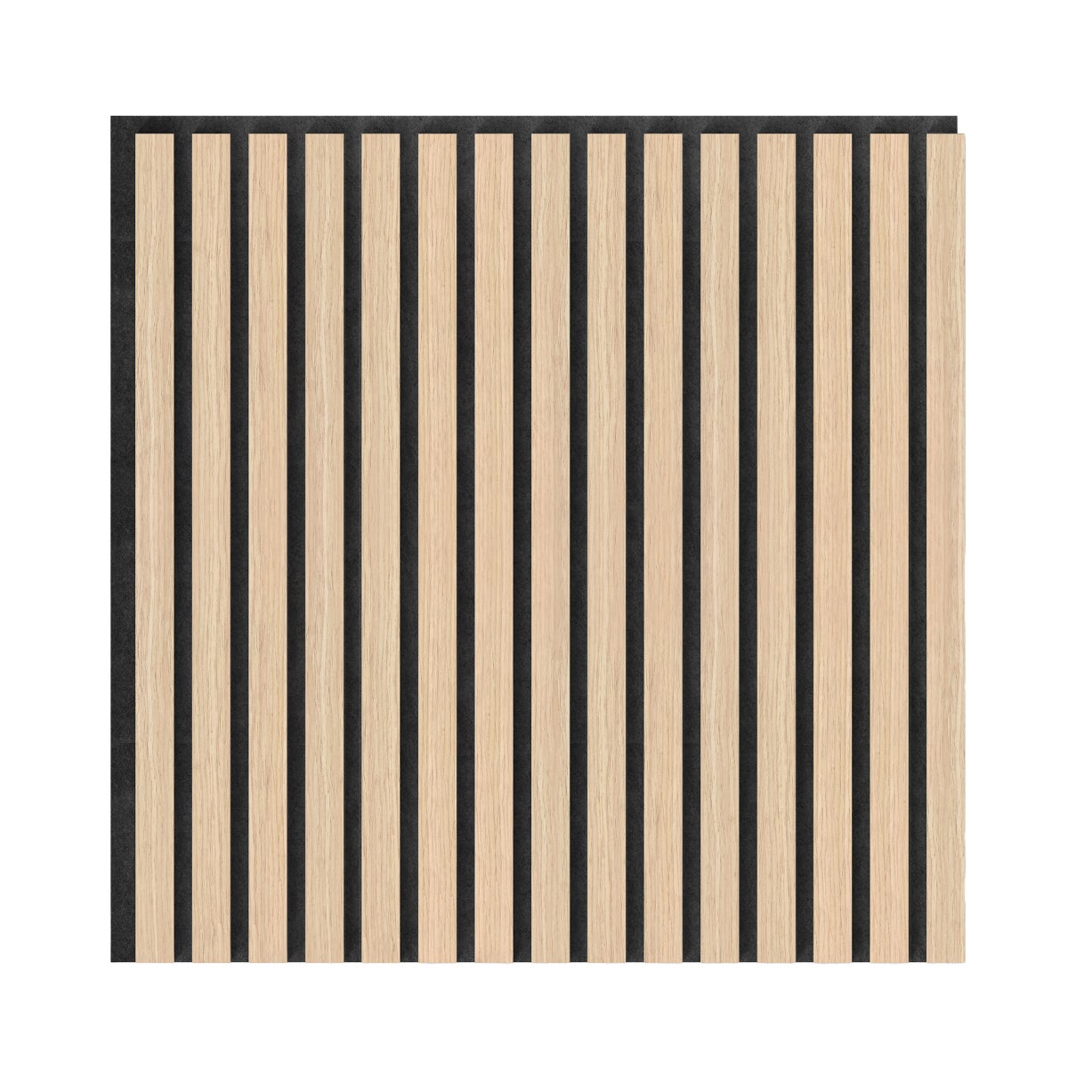 Artika Sonolok Sound-Absorbing Slatted Panel Kit, Oak and Black — product detail