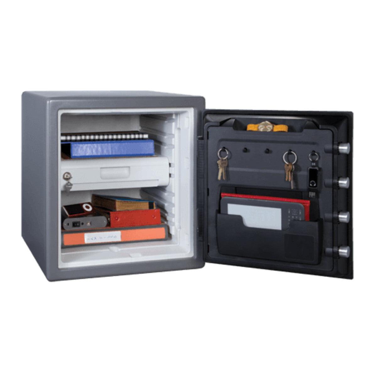 Large Steel Fireproof Waterproof Safe with Digital Keypad, 17.8 in x 16.3 in x 19.3 in — Large Steel Fireproof Waterproof Safe with Digital Keypad, 17.8 in x 16.3 in x 19.3 in