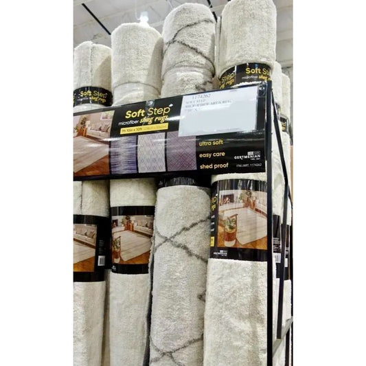 Soft Step Microfiber Shag Rug 7’10” X 10′