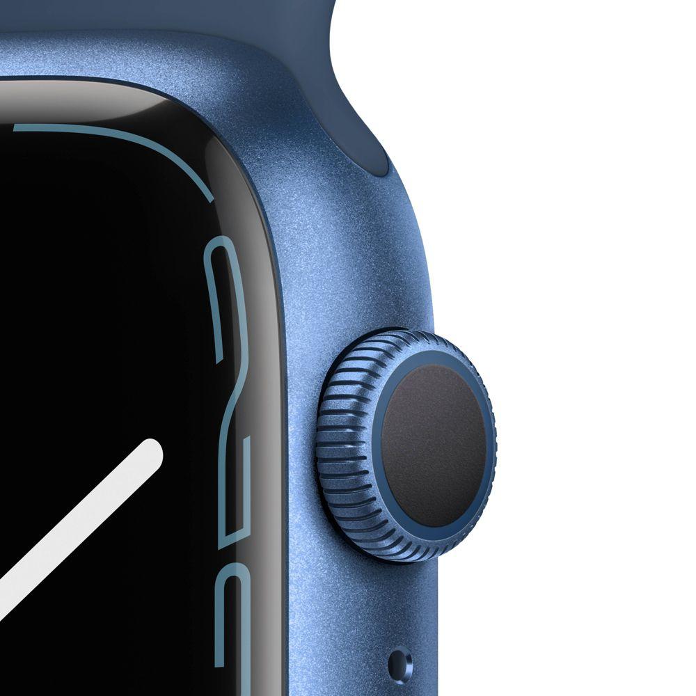 Apple Watch Series 7 (GPS) 41mm Aluminum Case with Abyss Blue Sport Band 194252590362