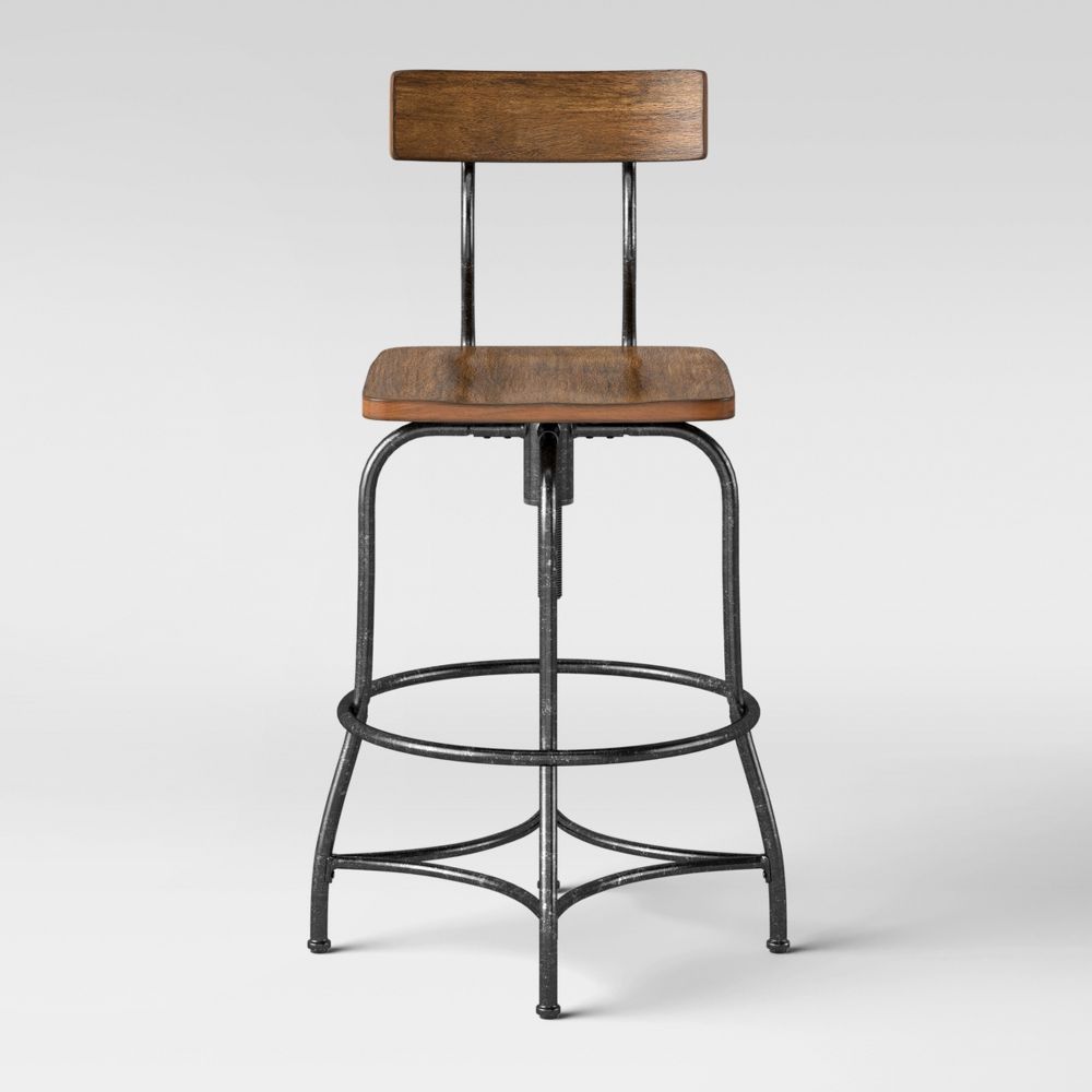 Woodsboro Adjustable Barstool - Threshold™