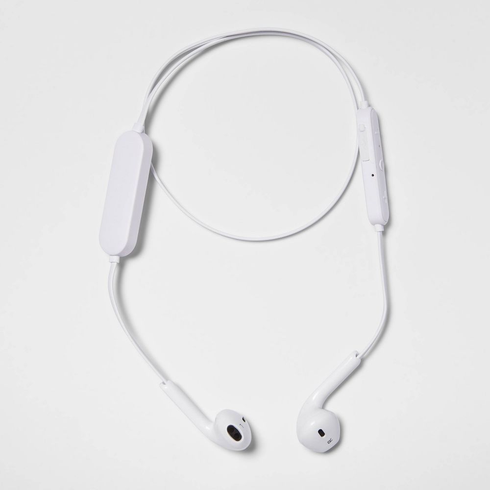 Wireless Bluetooth Flat Earbuds - heyday™ - White