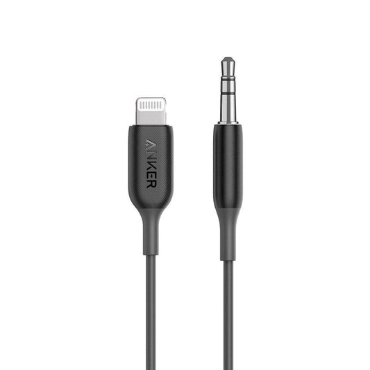 Anker Dongle Lightning 3.5mm to Lightning 3' Cable - Black
