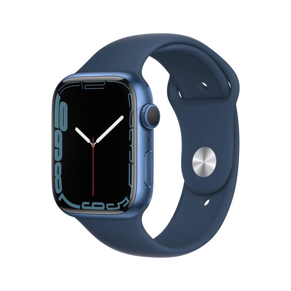 Apple Watch Series 7 (GPS) 41mm Aluminum Case with Abyss Blue Sport Band 194252590362