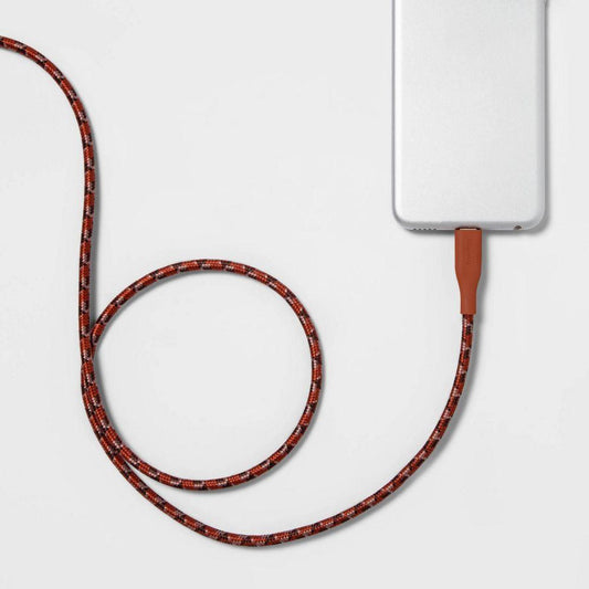 6' Usb-c Braided Cable - Heyday™ Rose Pink