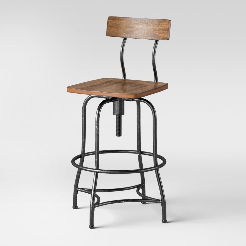 Woodsboro Adjustable Barstool - Threshold™