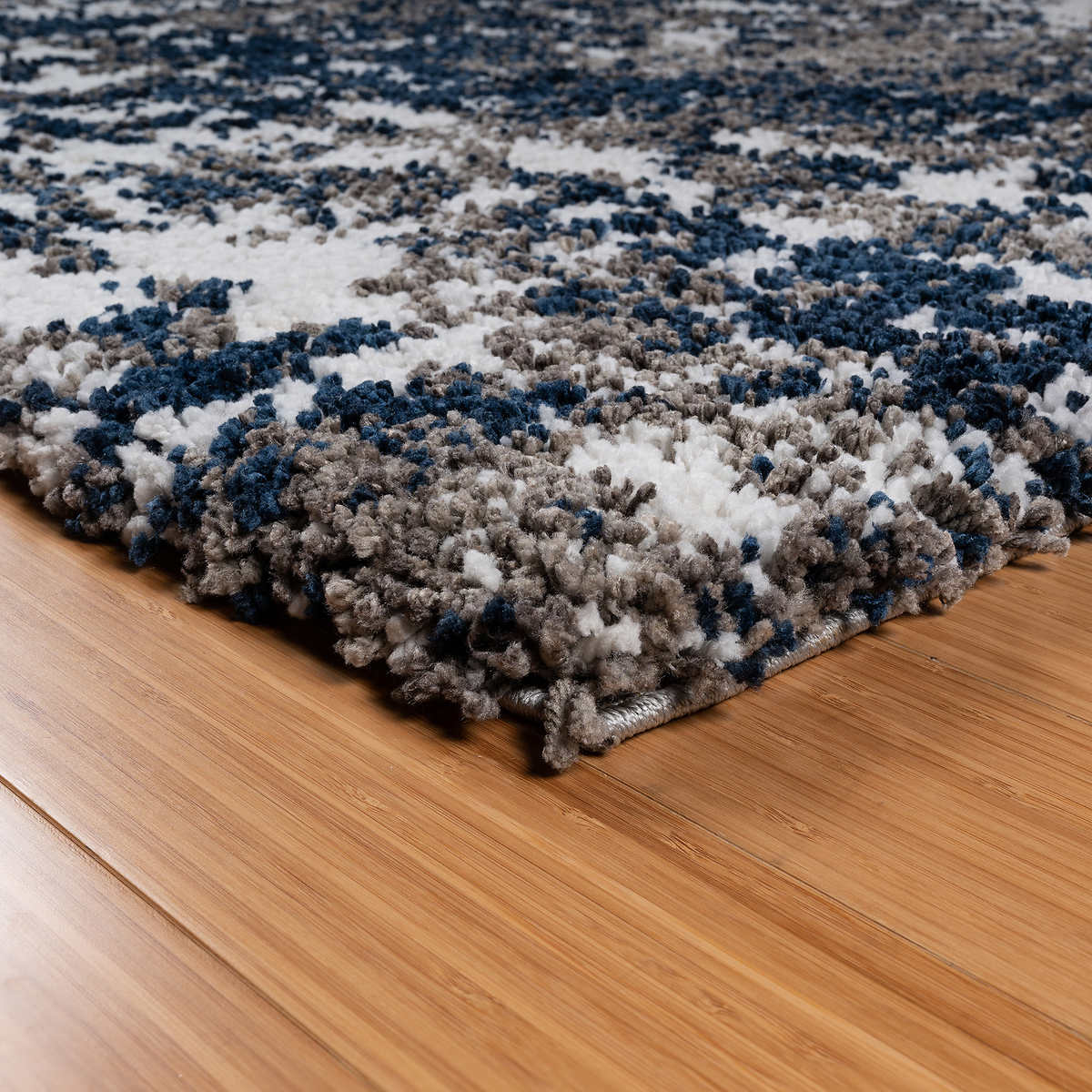 Thomas Shag Rug Thomasville Bali Cloud Plush Shag, Sorrento Blue Rug Size: 5 ft. 3 in ...