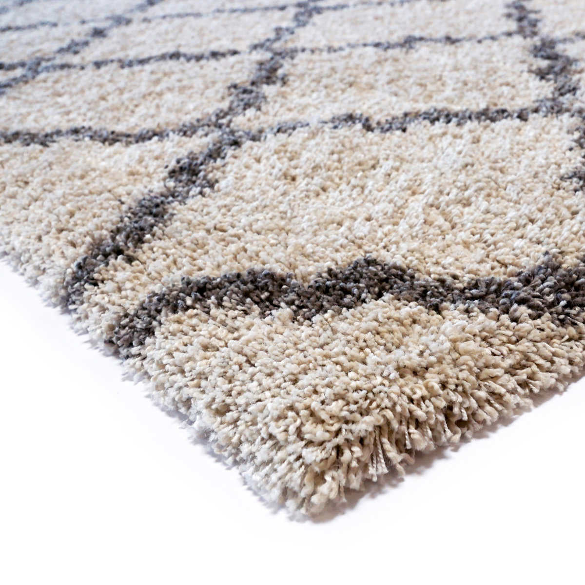 Thomas Shag Rug Thomasville Marketplace Luxury Trellis Shag Rugs Color: Cream, Rug Siz ...