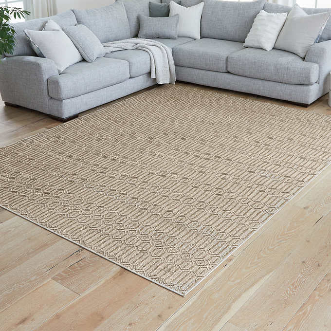 Nautica Greenwich Geometric Natural Indoor/Outdoor Area Rug