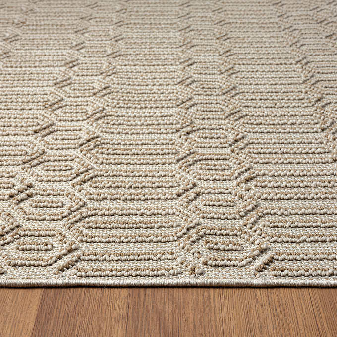 Nautica Greenwich Geometric Natural Indoor/Outdoor Area Rug