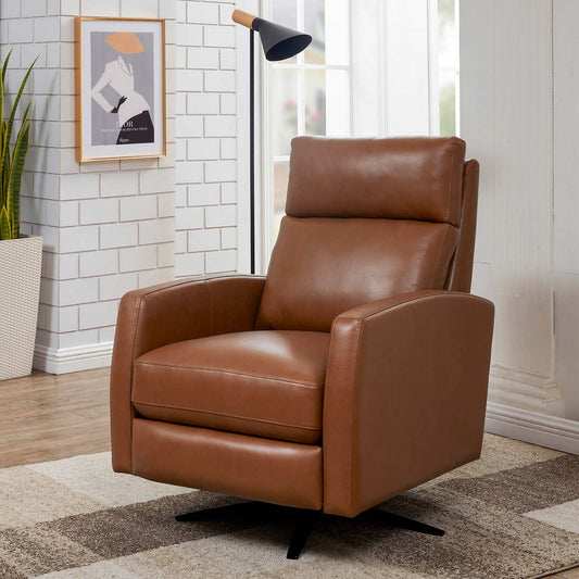 Jordie Leather Pedestal Recliner