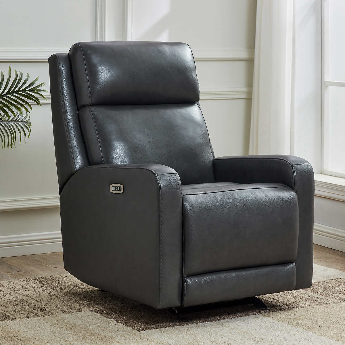 Arnie Leather Power Glider Recliner