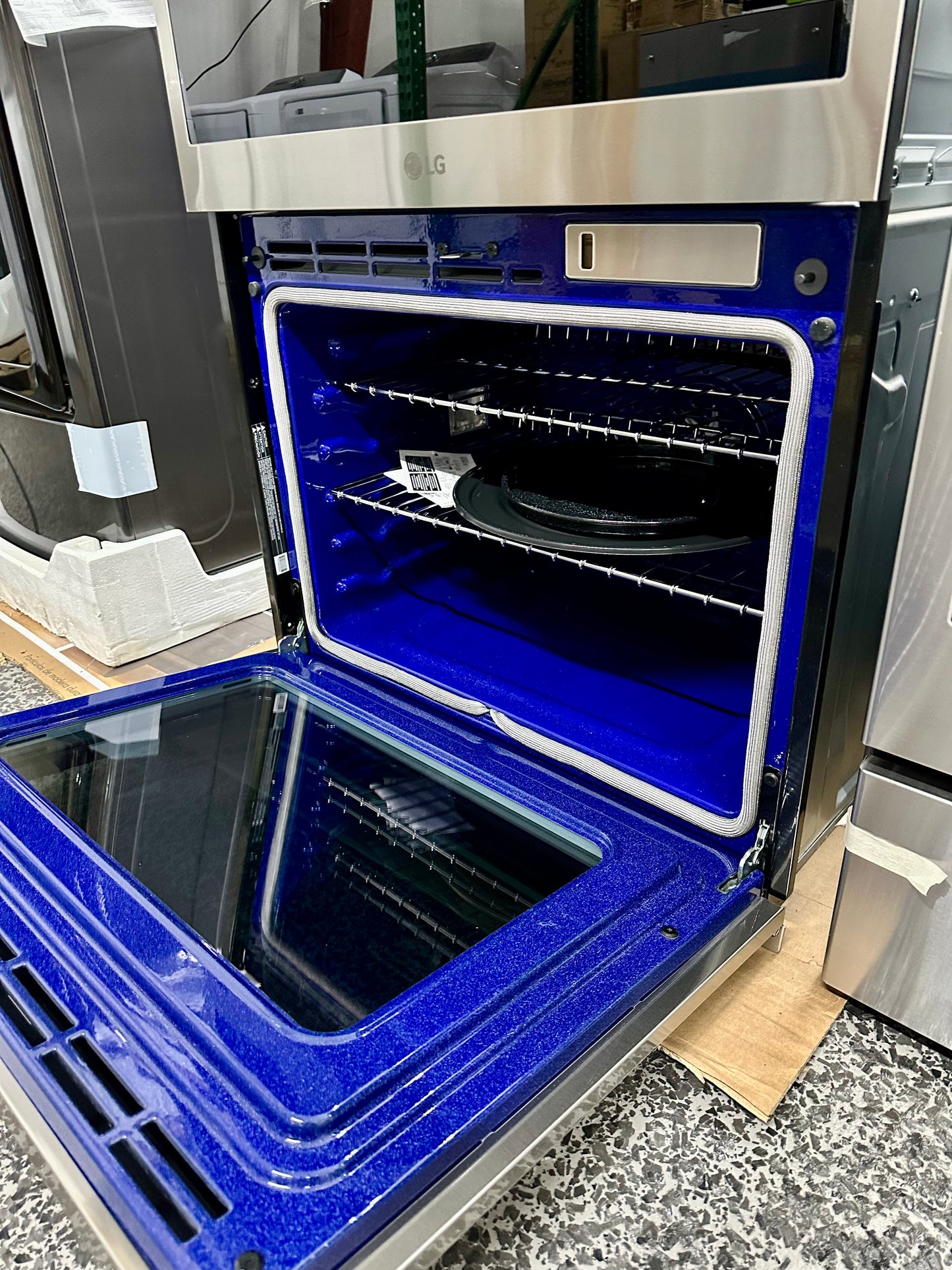 LG 1.7/4.7 cu. ft. Smart Combination Wall Oven with InstaView®, True Convection, Air Fry, and Steam Sous Vide