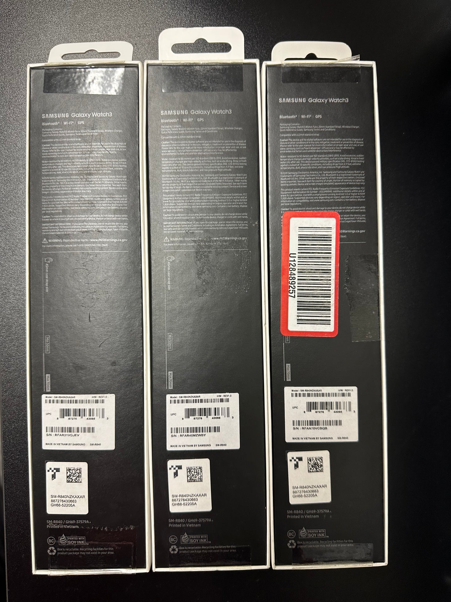 SAMSUNG Galaxy Watch 3 (45mm, GPS, Bluetooth) Smart Watch with Advanced Health Monitoring, Fitness Tracking, and Long lasting Battery - Mystic Black (US Version)