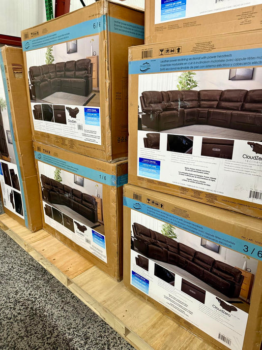 Malachi Leather Power Reclining Sectional