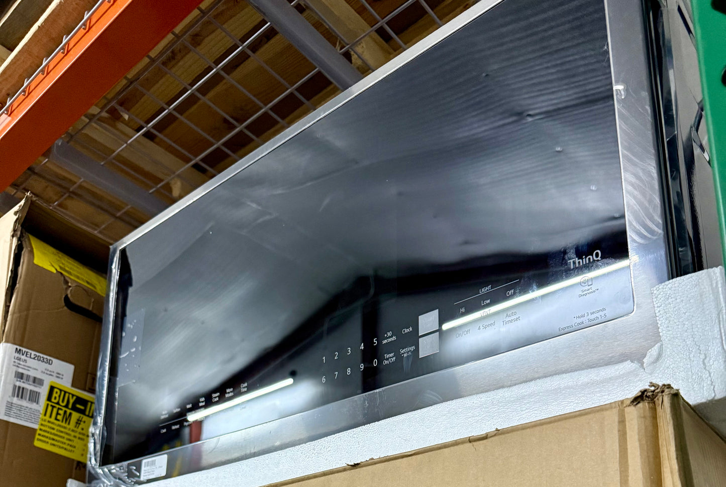 LG 2.0 cu. ft. Smart Wi-Fi Enabled Over-the-Range Microwave Oven with EasyClean