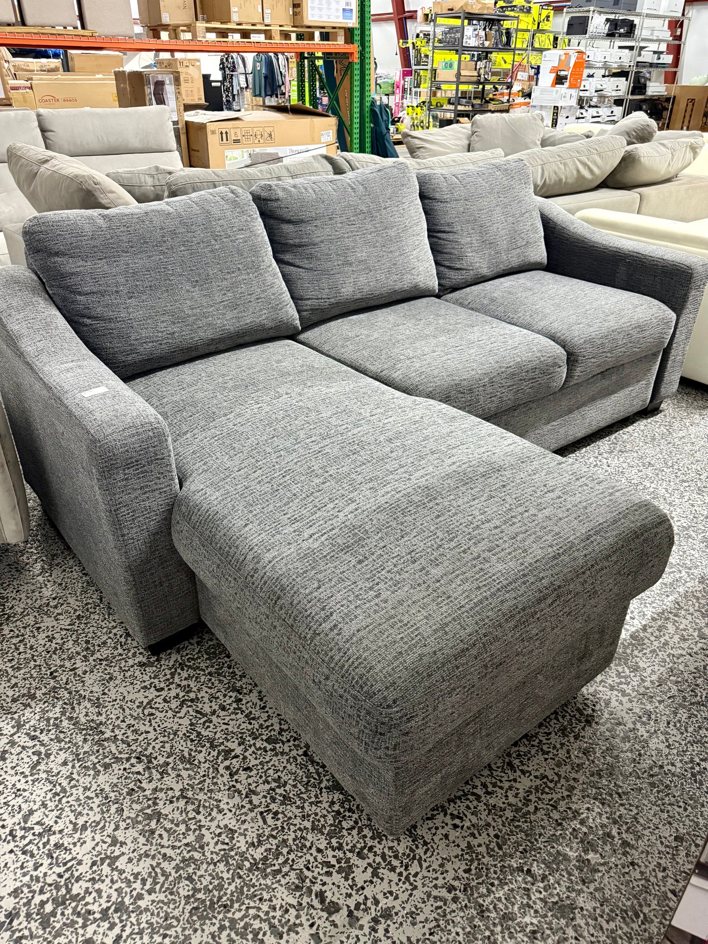 Coddle Aria Fabric Sleeper Sofa with Chaise