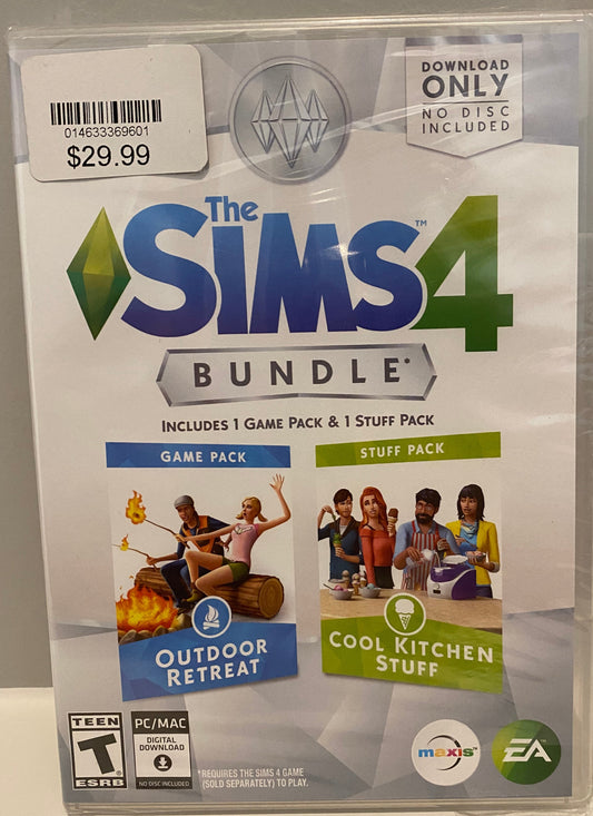 The Sims 4 Bundle Pack: Outdoor Retreat and Cool Kitchen Stuff Pack - PC