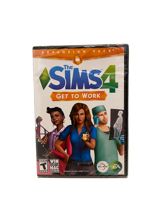 The Sims 4: Get to Work Expansion Pack Windows or MAC PC game