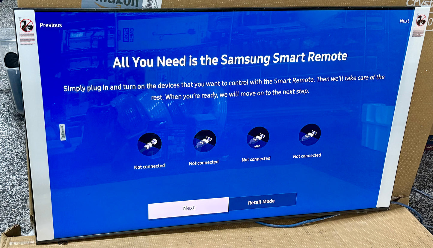 SAMSUNG 55-Inch Class QLED 4K Q60C Series Quantum HDR, Dual LED, Object Tracking Sound Lite, Q-Symphony, Motion Xcelerator, Gaming Hub, Smart TV with Alexa Built-in (QN55Q60C, 2023 Model)