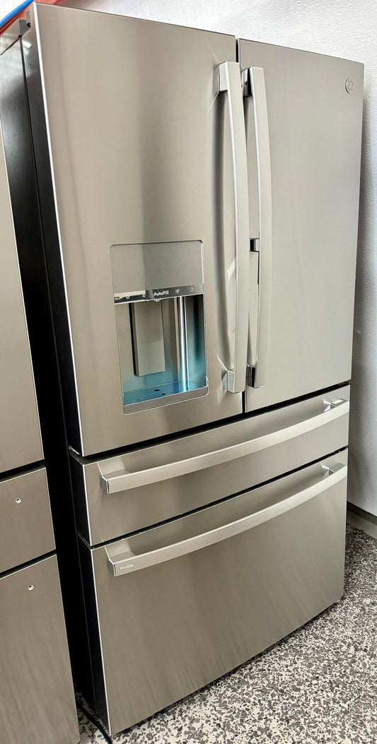 GE Profile 27.9 cu. ft. Smart Fingerprint Resistant 4-Door French Door Refrigerator