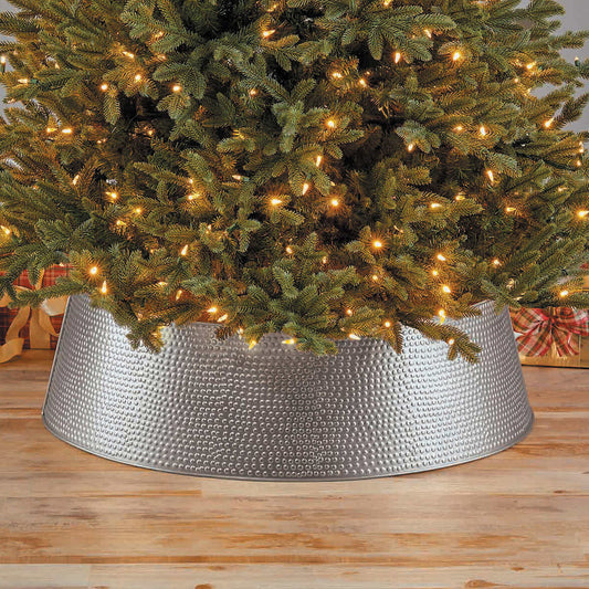 Metal Tree Collar, Silver