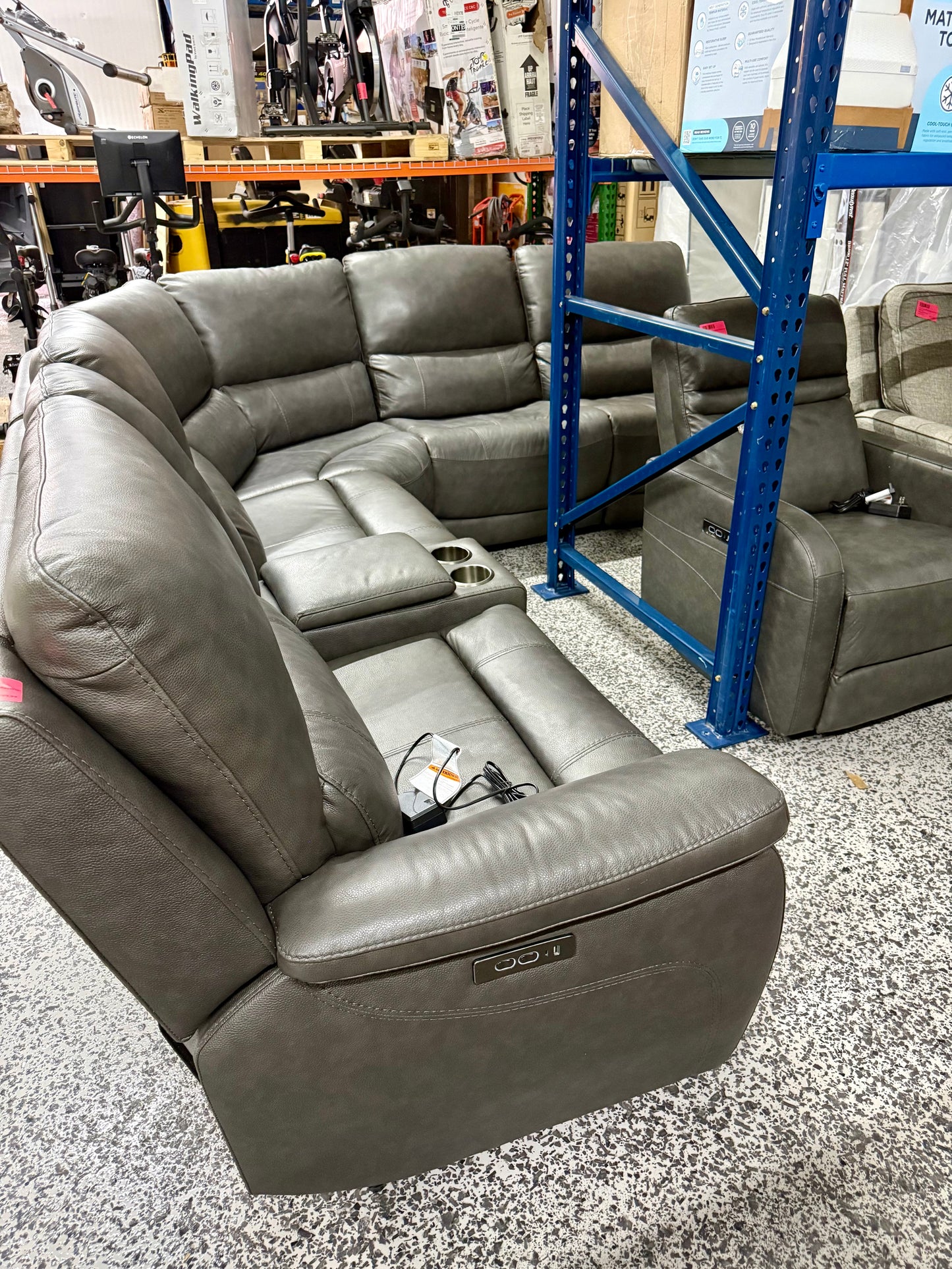 Gilman Creek Wylder Leather Power Reclining Sectional