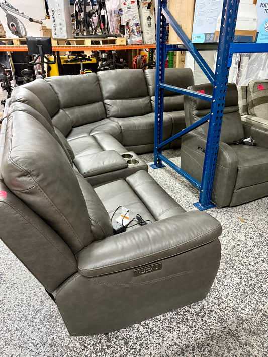 Gilman Creek Wylder Leather Power Reclining Sectional