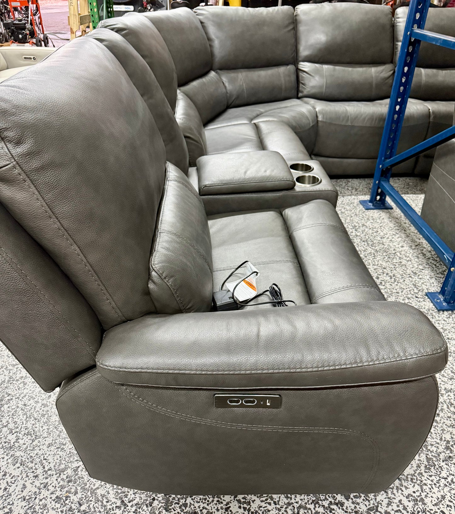 Gilman Creek Wylder Leather Power Reclining Sectional