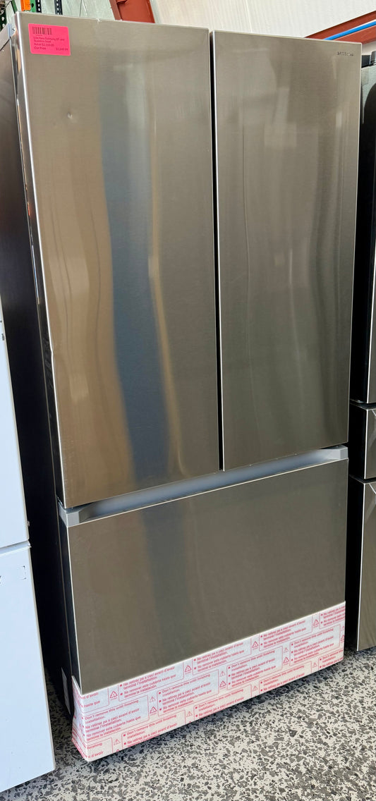 Samsung RF25C5551SR 25 Cu. Ft. Counter-Depth French Door Refrigerator with Dual Auto Ice Maker & Wi-Fi Smart Control – Fingerprint Resistant Stainless Steel