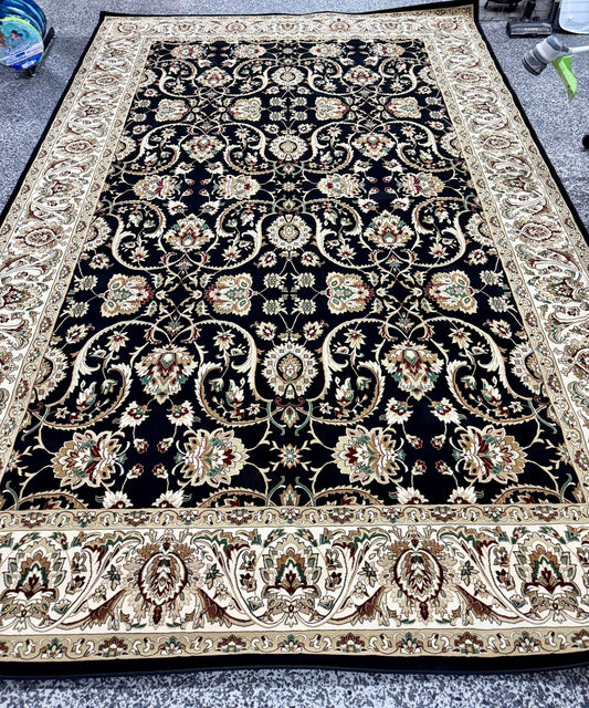Thomasville Timeless Classic Rug Collection, Alden Black, 9' × 13'