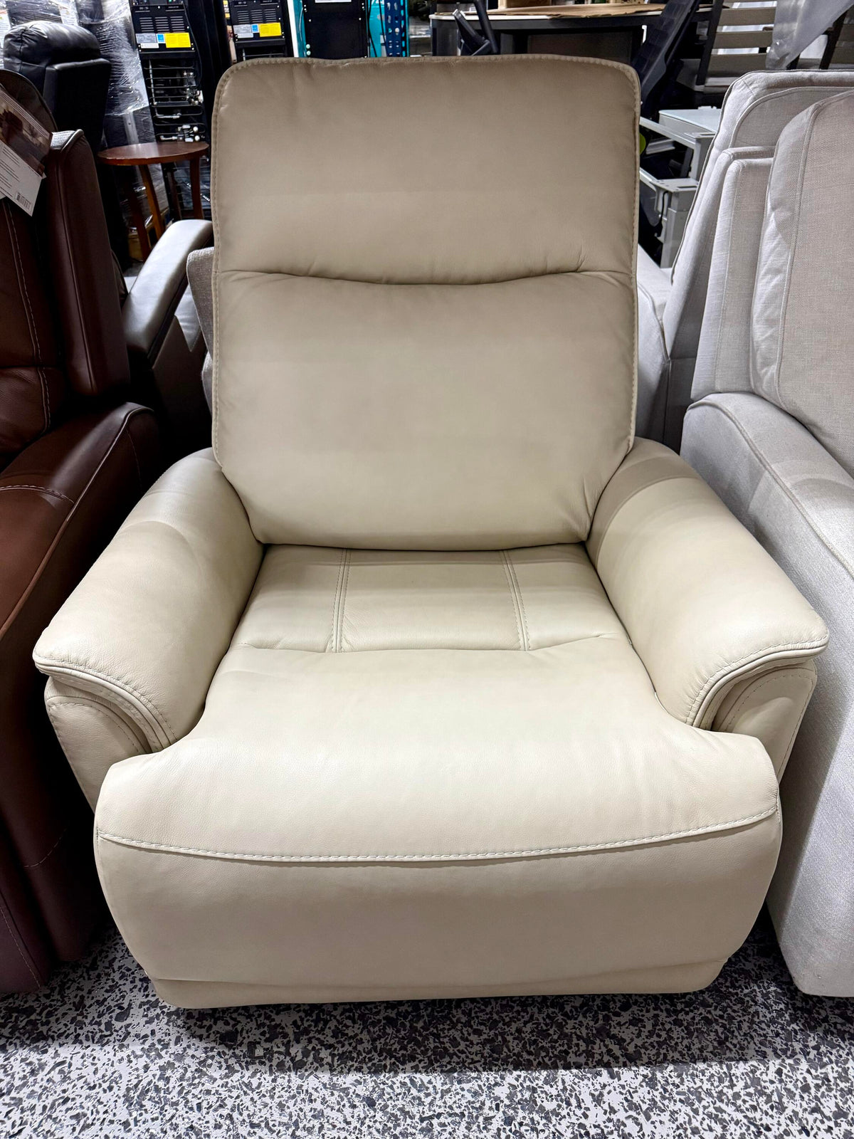 Sanders Leather Power Recliner with Power Headrest