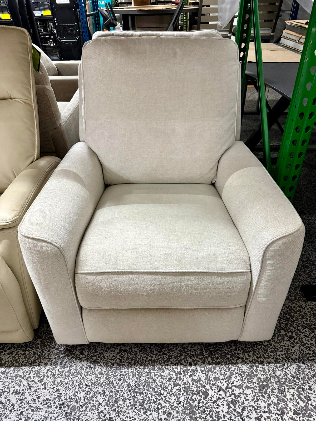 True Innovations Paxley Fabric Swivel Glider Recliner