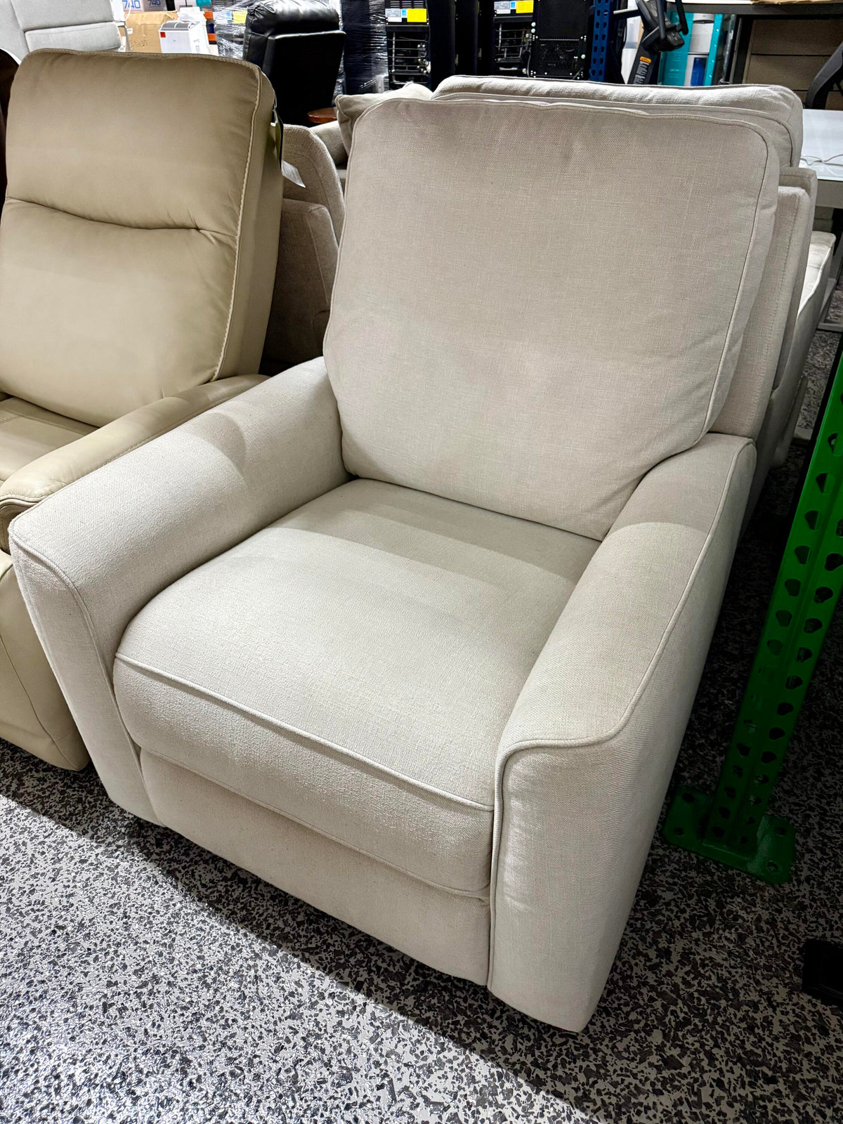 True Innovations Paxley Fabric Swivel Glider Recliner