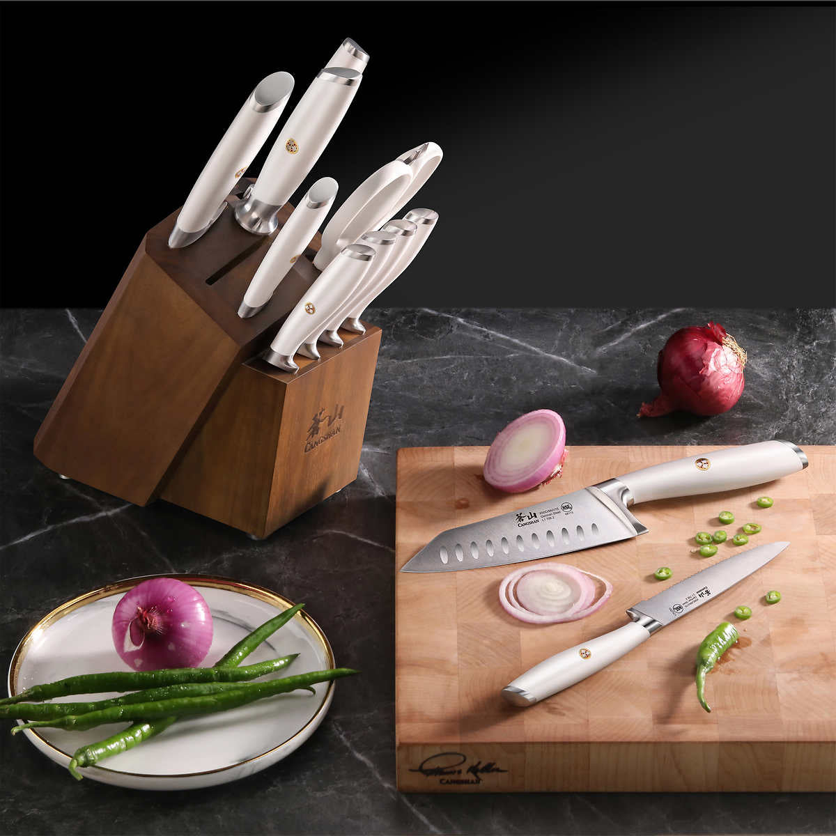 Cangshan L1 Series 12-piece German Steel Forged Knife Set