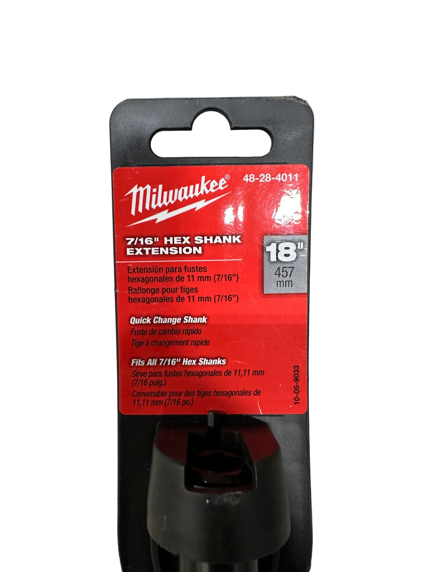 18 in. x 7/16 in. Bit Extension Bit Extention For Selfeed Bits and Hole Saws