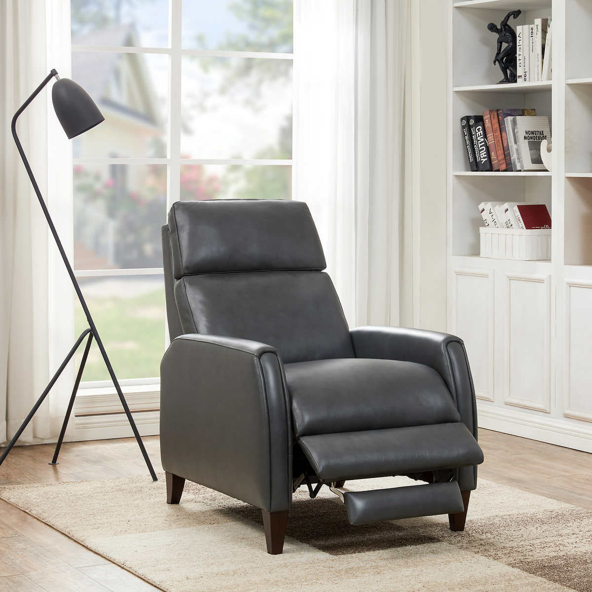 Decklyn Leather Pushback Recliner