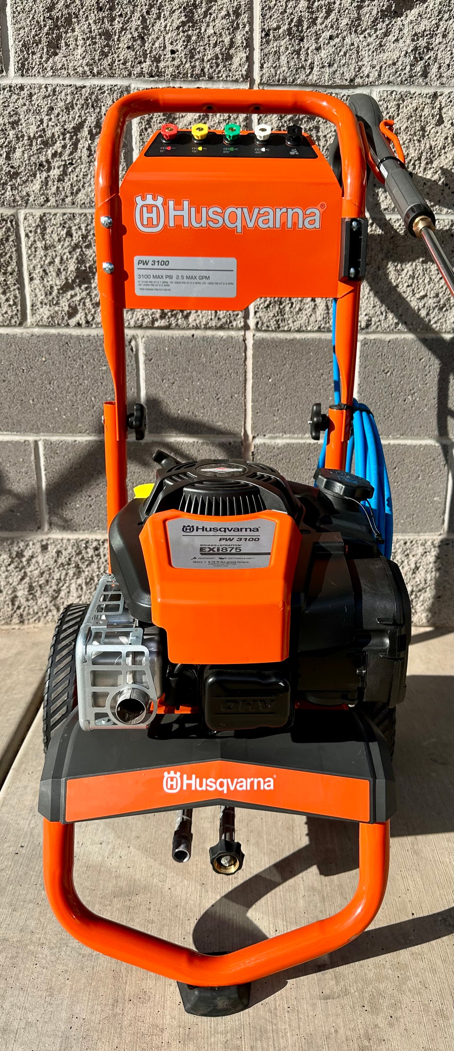 HUSQVARNA 3100 MAX PSI GAS PRESSURE WASHER