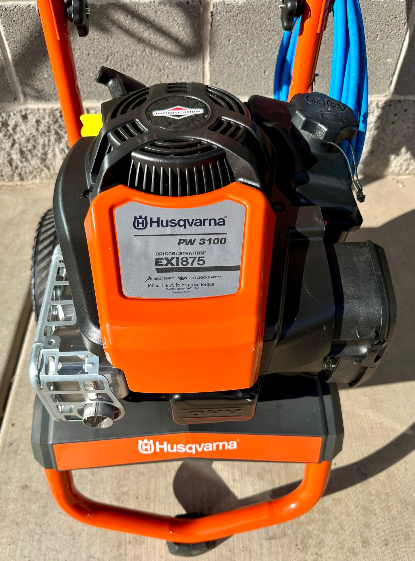 HUSQVARNA 3100 MAX PSI GAS PRESSURE WASHER