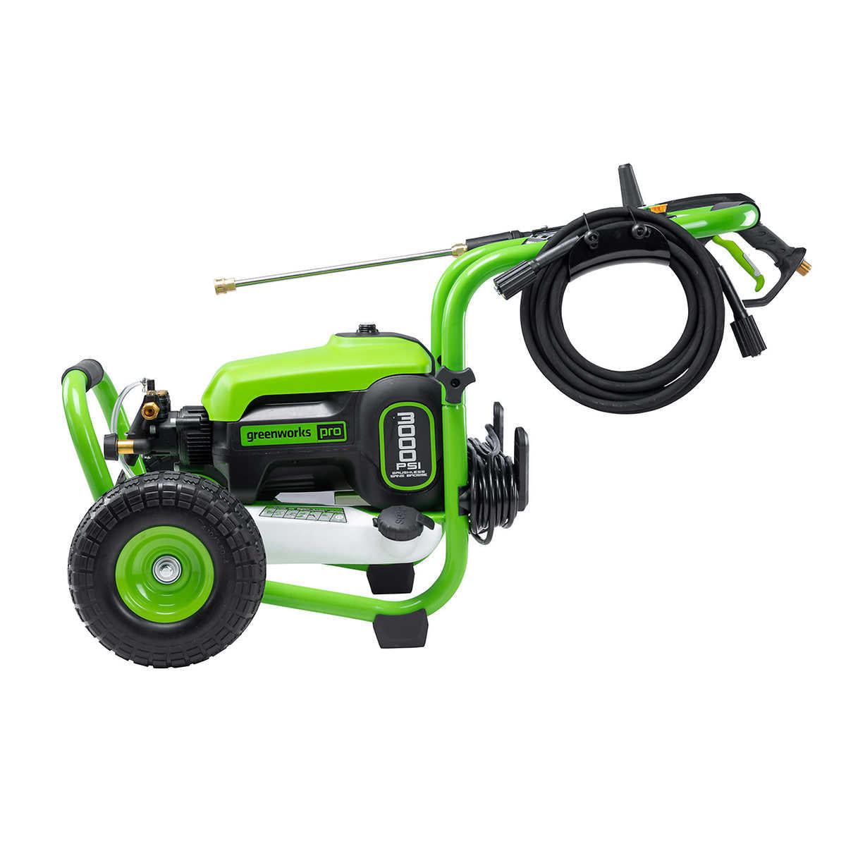 Greenworks 3000 PSI Electric Pressure Washer Combo Kit