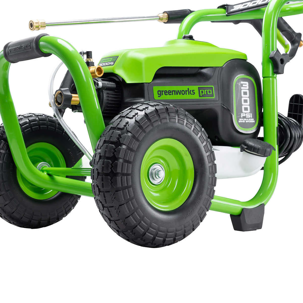 Greenworks 3000 PSI Electric Pressure Washer Combo Kit